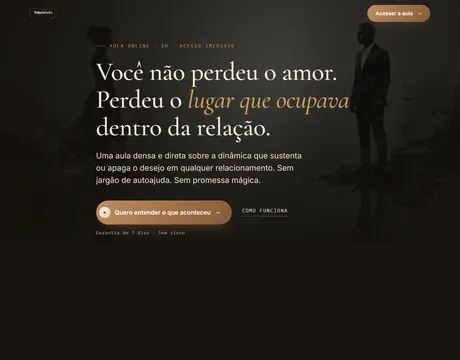 Página inicial do site Polaridades